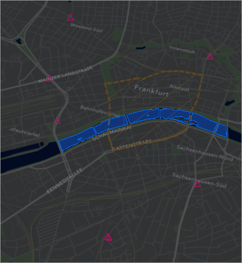 Control points on the globe view