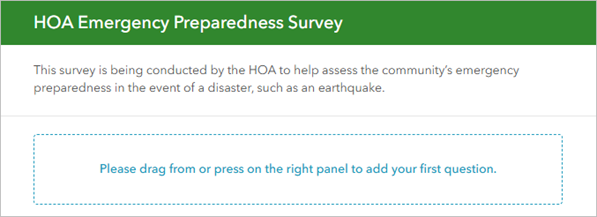 Updated survey description