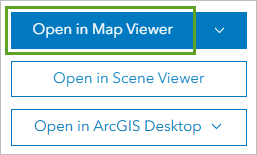 Open in Map Viewer button