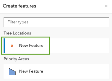 New Feature option for Tree Locations