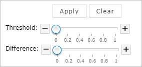 Threshold and Difference sliders