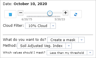 Create a mask parameters