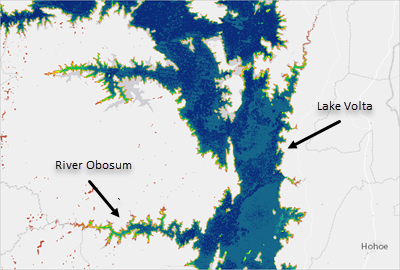 Lake Volta in 2020