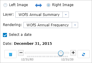 Compare Imagery window for the right image