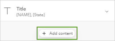 Add content to the pop-up