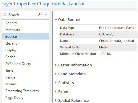 Layer Properties window