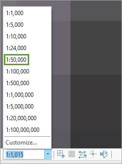 Scale options