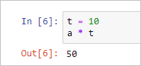 Set t and multiply a by t