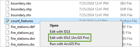 Edit with IDLE option in File Explorer