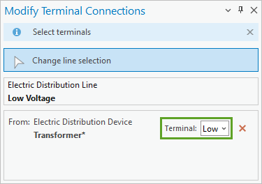 Update Transformer Terminal to Low.