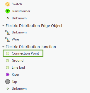 Select updated Connection Point template.