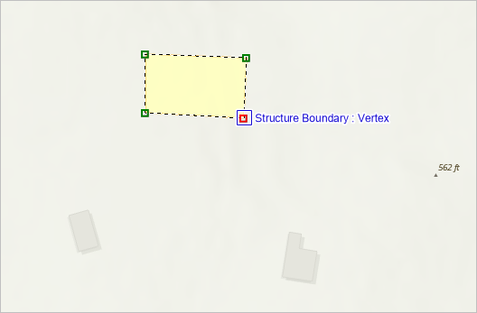 Construct substation feature on map