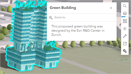 Pop-up for the green building