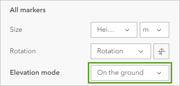 Elevation mode parameter