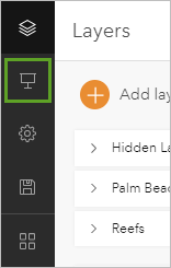 Slide button on the Designer toolbar.
