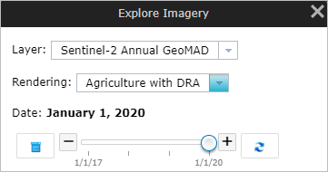 Explore Imagery options