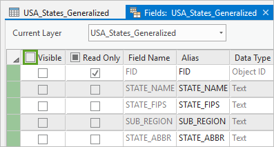 Uncheck all fields as visible on layer.