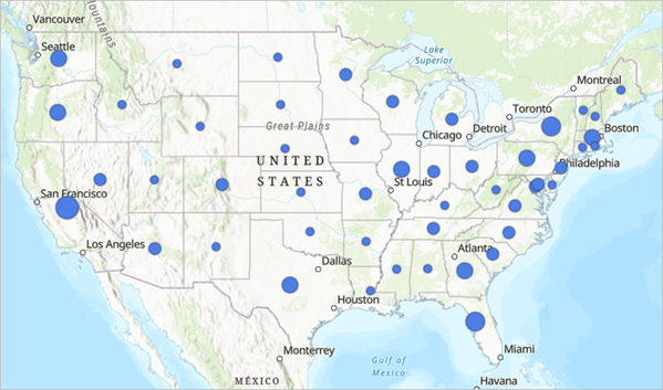 Map symbology updated