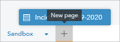 New page button