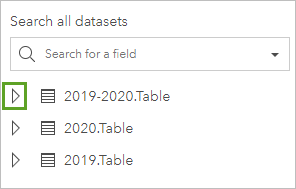 Expand the dataset to see the fields.