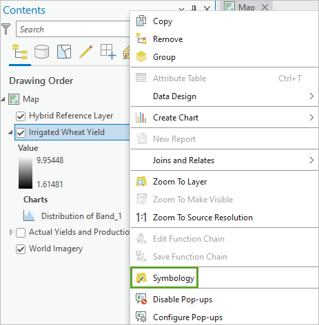 Choose the Symbology option.
