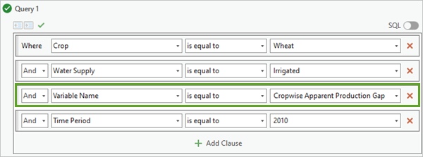 Change Cropwise Yield Achievement to Cropwise Apparent Production Gap.