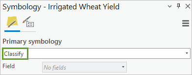Set Primary symbology to Classify.