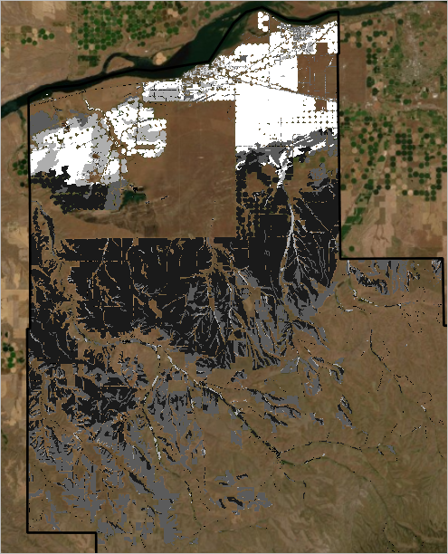 High-risk zones map display