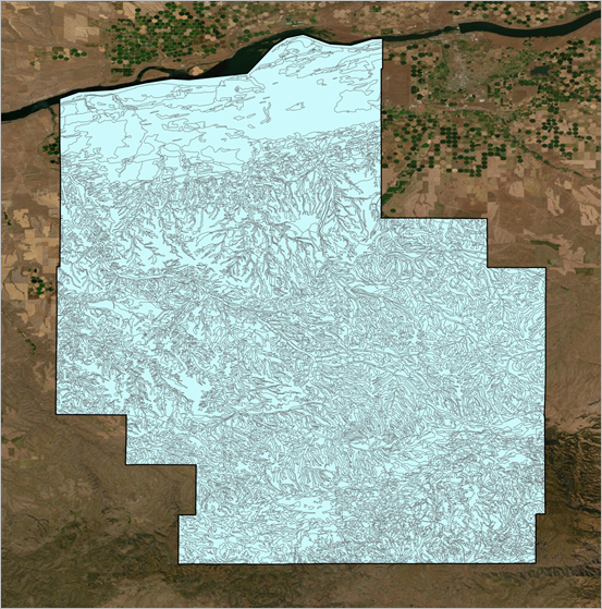 Soils layer display