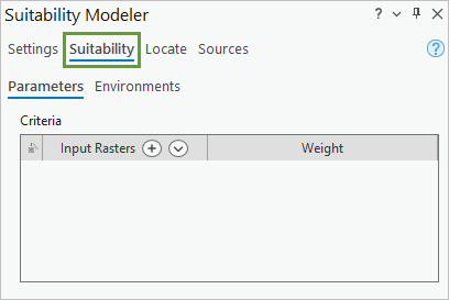 Select the suitability tab