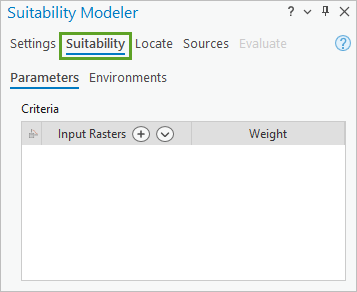 Select the suitability tab