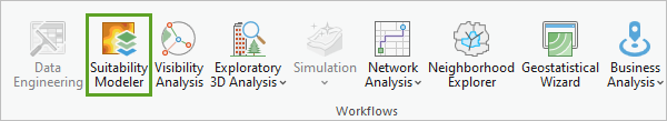 Suitability Modeler tool