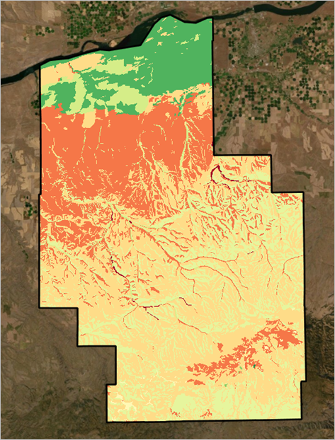 Groundwater vulnerable areas