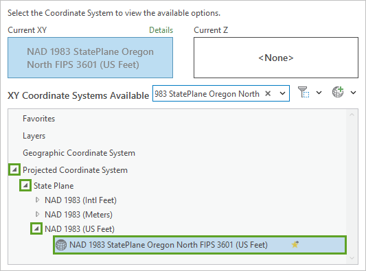 Change the coordinate system