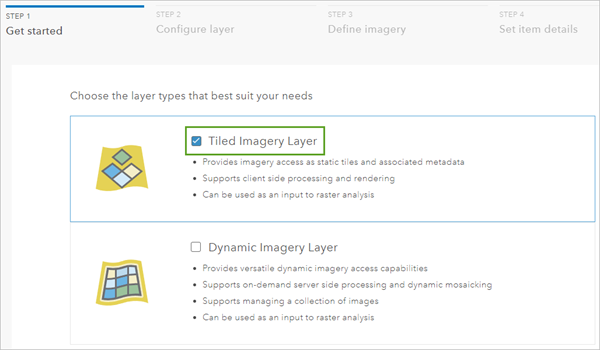 Tiled Imagery Layer option