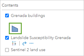 Grenada buildings layer