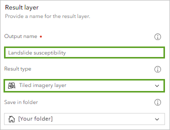 Result layer section