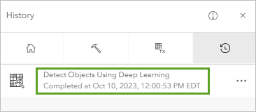 Detect Objects Using Deep Learning process completed.