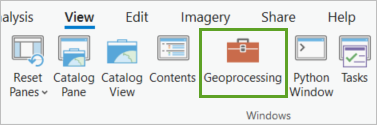 Geoprocessing button
