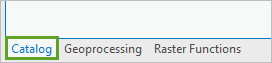 Catalog tab