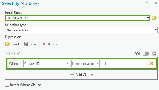 Clause parameters