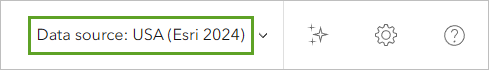 Data source button on the ribbon