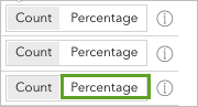 Change the variable to a percentage.