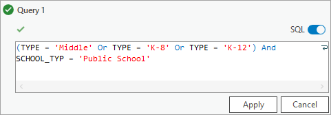 Edited query expression to adjust order of operations