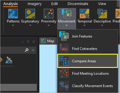 Compare Areas tool