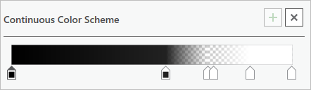 Continuous Color Scheme set for Edges layer