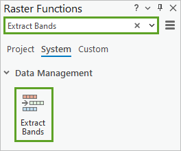 Extract Bands raster function