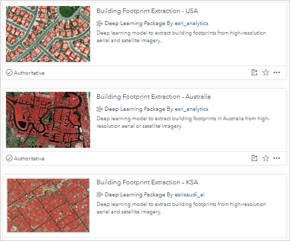 Building Footprint Extraction result list