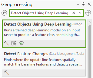 Detect Objects Using Deep Learning tool