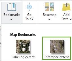 Inference extent bookmark